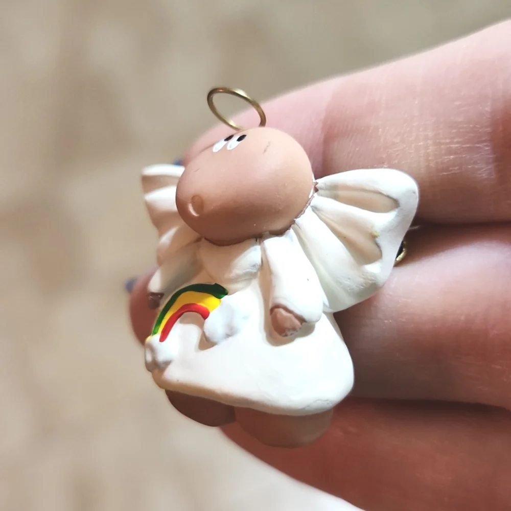 Kirk 2001 Rainbow Angel Brooch RARE